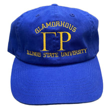 Load image into Gallery viewer, Gold &amp; Royal Blue Personalized Adjustable Chapter Hat
